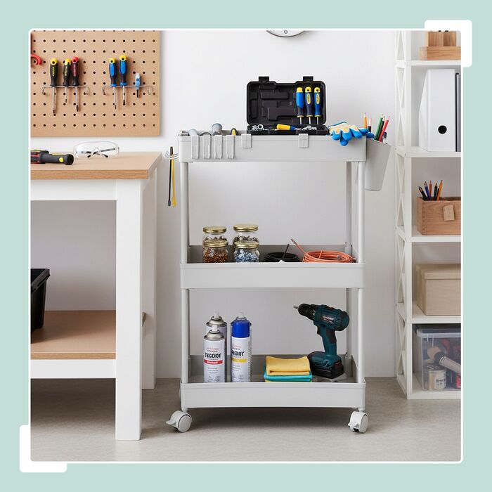 Трьох'ярусна візок Relaxdays