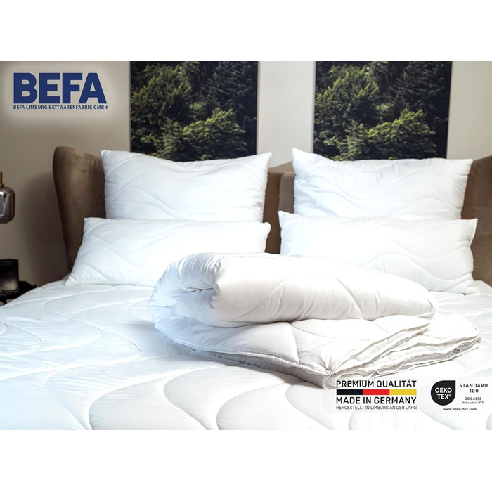 Ковдра BEFA CARE 240x220 см Мікрофібра Алое Вера, Oeko-Tex 100 Клас 1, 4 сезони