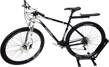 Кріплення для велосипеда WELLGRO - для переднього або заднього колеса, сталеве, чорне, складається для економії місця
