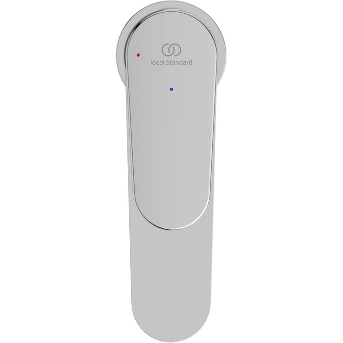 Змішувач для умивальника Ideal Standard Cerafine O без зливного переходу, H80мм, Bluestart, срібний