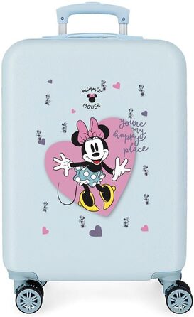 Багажник салону Disney Minnie My Happy Place, синій, 50x39x20 см, ABS, кодовий замок, 34л, 1.8 кг, 4 колеса