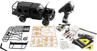 Радіокерований позашляховик Amewi Toyota Land Cruiser Crawler 4WD 1:12 RTR, чорний