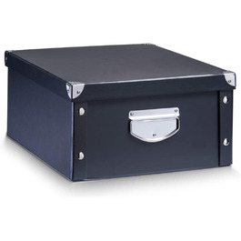 Ящик для зберігання Celler 17598, картонний, 31 х 26 х 14 см (приблизно 40 х 33 х 17 см, чорний)