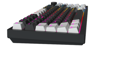 Бездротова механічна клавіатура GamePro Asgard Valhalla Pro (MK160B-D-Pro) 75% Rainy switches