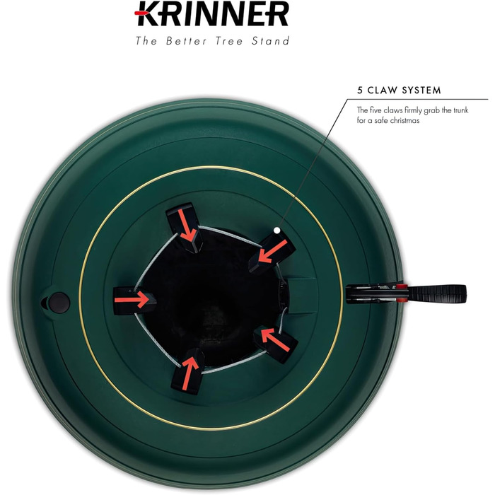 Підставка для ялинки Krinner Tree Genie XXL, зелена