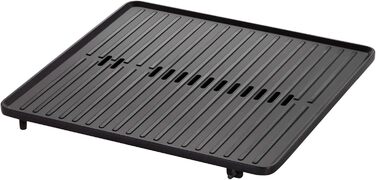 Електричний гриль WMF Lono Quadro: компактний гриль з нержавіючої сталі, 1250 Вт, для дому, легко миється