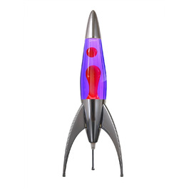 Лампа для ракетної лави Mathmos Telstar - фіолетовий/червоний
