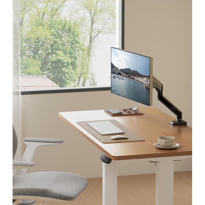 Кріплення для монітора OffiGo: підходить для моніторів 15-32 дюймів, вантажопідйомність до 9 кг, VESA 75/100 мм, чорний