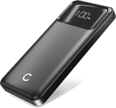 Швидкий зарядний пристрій 22,5 Вт USB C PD зі світлодіодним дисплеєм, сумісний з iPhone, Galaxy, 10000mAh -