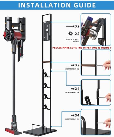 Підставка FAOKZE для Dyson V6-V11, DC30-DC35, універсальний тримач для акумуляторного пилососа/ручного пилососа