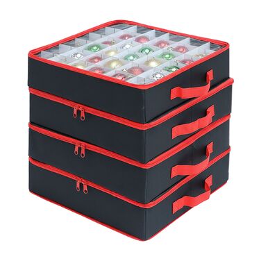 Набір коробок для зберігання новорічних кулічок Relaxdays (4 шт.)