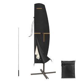 Захисний чохол для подвійного парасоля VANSHEIM, діаметр до 400 см. Водонепроникний, захист від УФ-променів. Підходить для парасолів-наметів з ніжкою. Розмір 460x270 см (220x45/70/50 см).