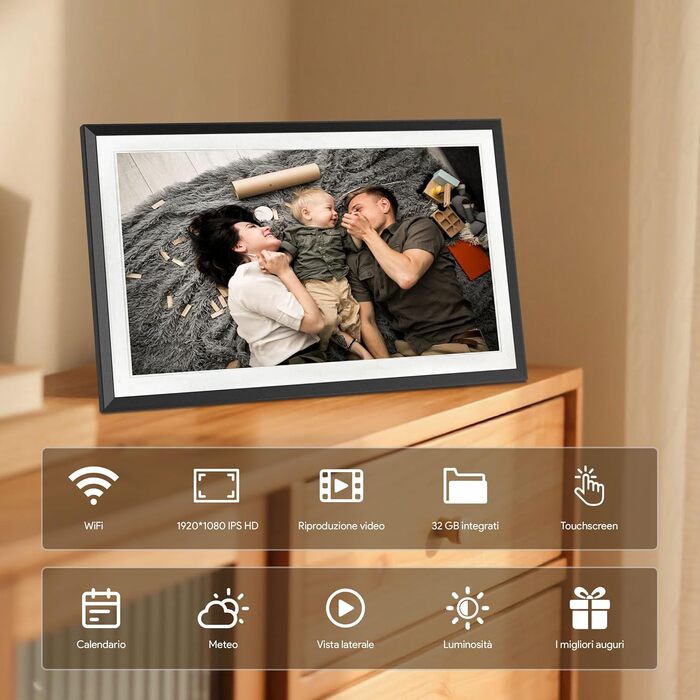 Цифровий фоторамка 15.6