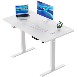 Електричний стіл 140x70 см з регулюванням висоти, USB-A/Type-C, пам’яттю і функцією повернення, висота 70–119 см