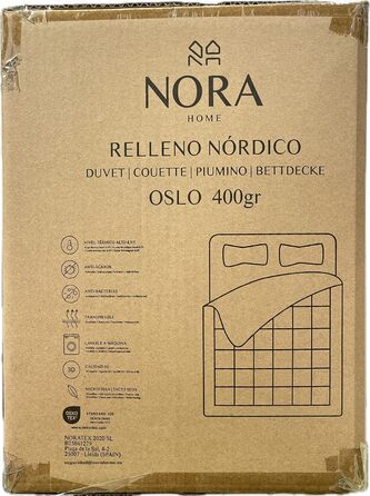 Ковдра зимова NORA HOME 135x200, дуже тепла, антиалергічна, мікрофібра, Oeko-TEX, Oslo