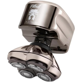 Електричний чоловічий бритва Pitbull Platinum Pro – для мокрого та сухого гоління, преміум-якість