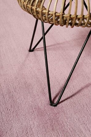 М'який м'який волохатий килим Esprit, ідеально підходить для вітальні, спальні та дитячої кімнати ЛОФТ(70 х 140 см, рожевий) Рожевий 70 х 140 см