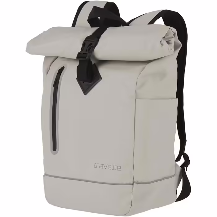 Рюкзак TRAVELITE Rolltop водонепроникний, велосипедний, міський, з відбивачами, 19 л, 48 см, колір слонова кістка