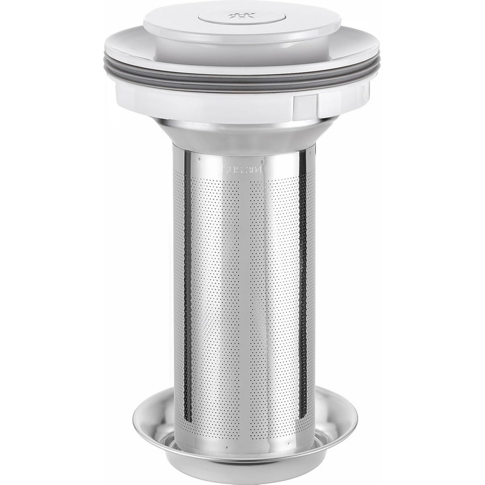 Електричний чайник ZWILLING Enfinigy з терморегулятором, сито для чаю та таймером, 1850 Вт, 1.7 л, білий