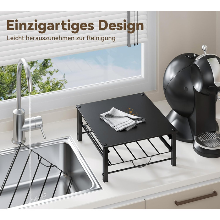 Тримач для капсул кави Dolce Gusto, металева висувна шухляда на 5 ярусів (60 капсул)