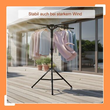 Підставка для білизни Relaxdays, розкладна