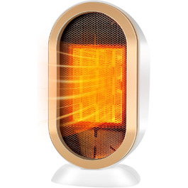 Електричний обігрівач Feebee: енергозберігаючий, тихий, 800/1200W, портативний, з підтримкою постійної температури та захистом від перегріву та перекидання. Ідеально для спальні, дому, офісу (білий)