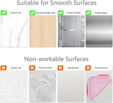 Пластикова поличка для душу Sotfamily без свердління (для кута 90°), 4 шт, рожева