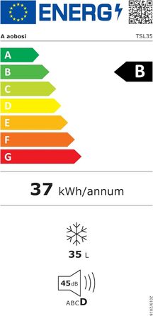 Компактний компресорний холодильник AAOBOSI 35L з Wi-Fi, USB, 12/24/240V для авто, кемпінгу та подорожей