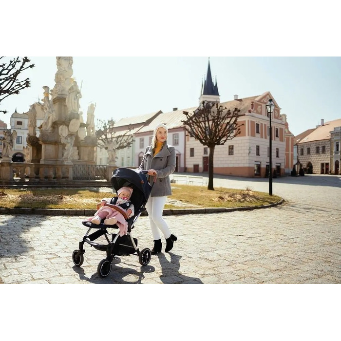 Дитячий візок PETITE&MARS Cross, колір: Антрацит Блю