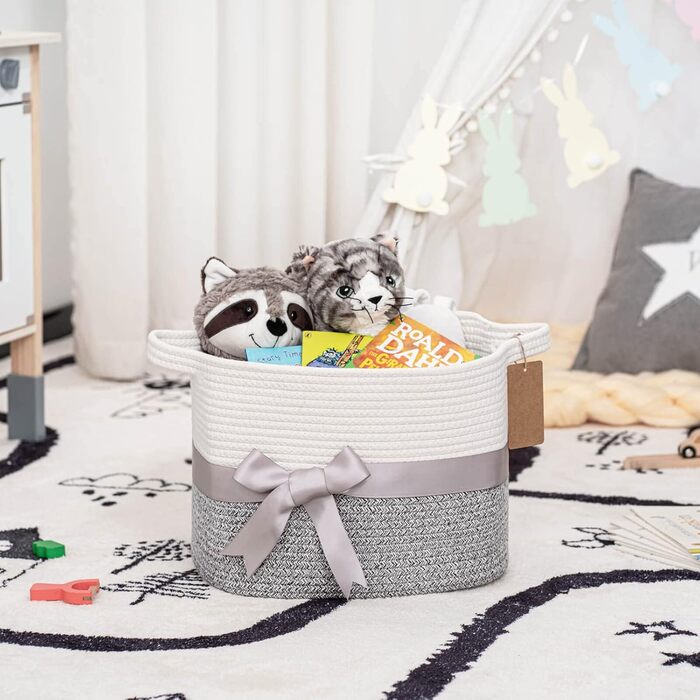 Кошики для зберігання TIMEYARD, декоративні плетені кошики, 3 шт. (сірий)