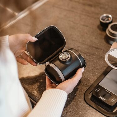 WACACO Picopresso: Портативна кавомашина для еспресо з екіпіруванням, ручна, сіра