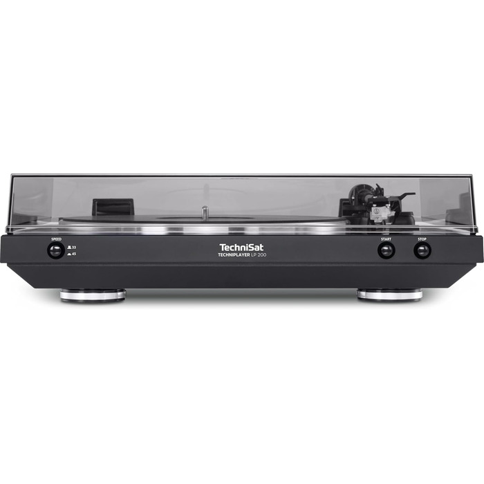 Програвач вінілу TechniSat TECHNIPLAYER LP 200 з USB, автоматичний, 33/45 об/хв, алюмінієвий диск, чорний