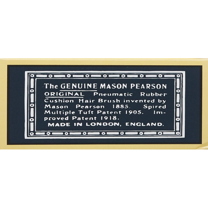 Гребінець Mason Pearson Pocket Bristle B4 з чистою щетиною кабана, 10 рядів, (24 шт. и (), одинарний)
