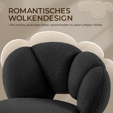 Крісло офісне Yaheetech, ергономічне, чорне, регульоване по висоті, до 136 кг, для дому/офісу