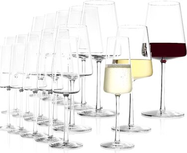 Штельцле-Лужице - 18 шт. Келих для червоного вина келих для білого вина келих для шампанського