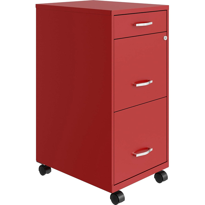 Шафа для документів Lorell LYS SOHO Box з 3 висувними ящиками, 67.3 x 36.3 x 45.7 см, білий колір