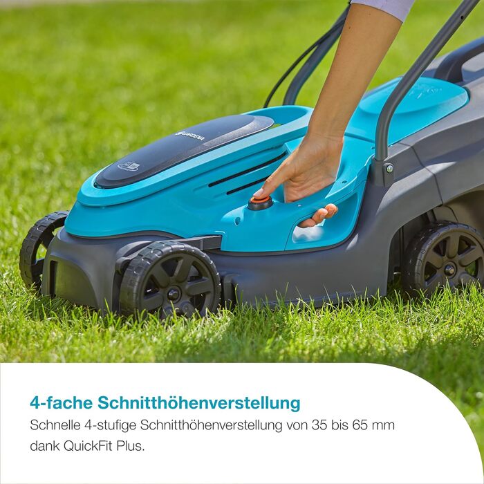 Акумуляторний газонокосарка Gardena EasyMax 30/18V Ready-to-Use Set - 32 см, для малих садів, Power for All-Akku