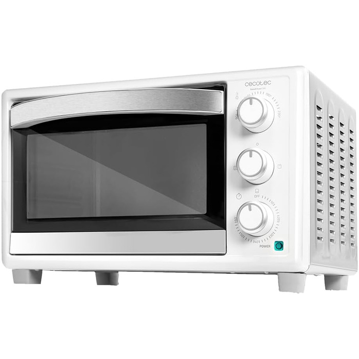 Мультифурна Cecotec Bake&Toast 1090 Black - 23 л, 1000 Вт, таймер, регулювання температури до 230ºC, решітка-гриль, лопатка
