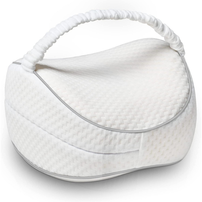 Ергономічна подушка між ніг для сну на боці CREATESTAR з ефектом пам'яті (Memory Foam) зі знімним чохлом