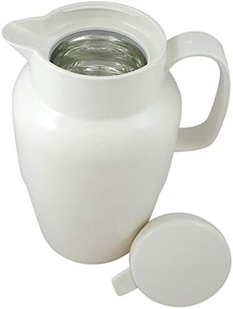 Термос Helios Mondo Push з нержавіючої сталі, 1,3 л, білий