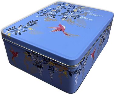 Дизайн подарункової коробки MediMuc Сара Міллер-Люб'язно оформлена прямокутна коробка для зберігання-жерстяна коробка в стилі колібрі, коробка для печива