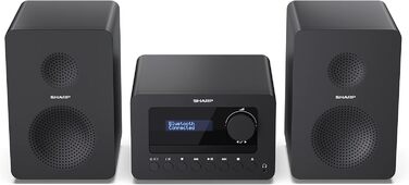 Компактна система SHARP XLB520D (40 Вт, DAB/FM, Bluetooth), чорна