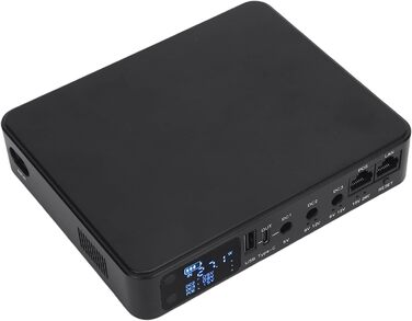 UPS джерело безперебійного живлення 18000 мАг з цифровим дисплеєм, DC USB POE виходи, для камер, роутерів, сканерів відбитків пальців (EU)