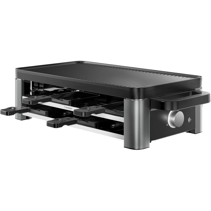 Електричний гриль-ракушетка WMF Master Raclette на 8 осіб, 1500 Вт, нержавіюча сталь матова