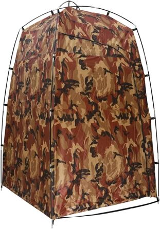 Намет-роздягальня vidaXL для кемпінгу та душу, універсальний туалетний намет (Камуфляж)