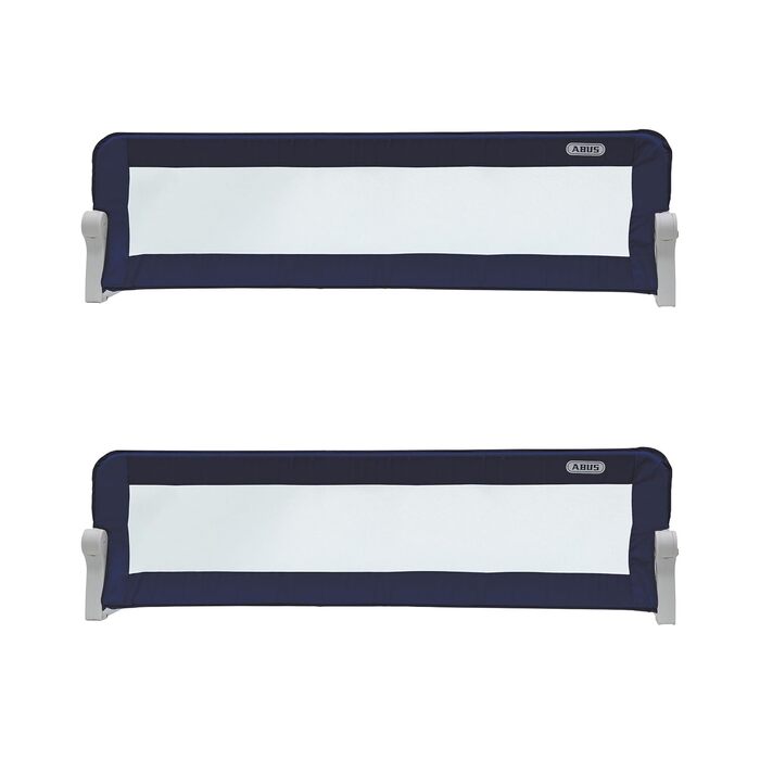 Бортик для ліжка ABUS Eric для немовлят та дітей, 150 см - захист від випадання, складаний для подорожей, комплект 2 шт., блакитний