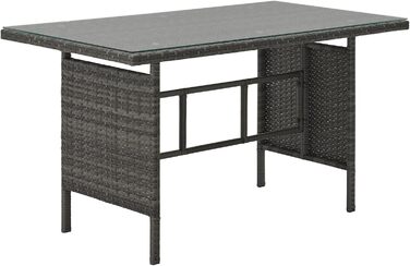 Кутовий диван садовий SVITA Monroe з ротангу (поліротанг) сірий - комплект меблів для відпочинку