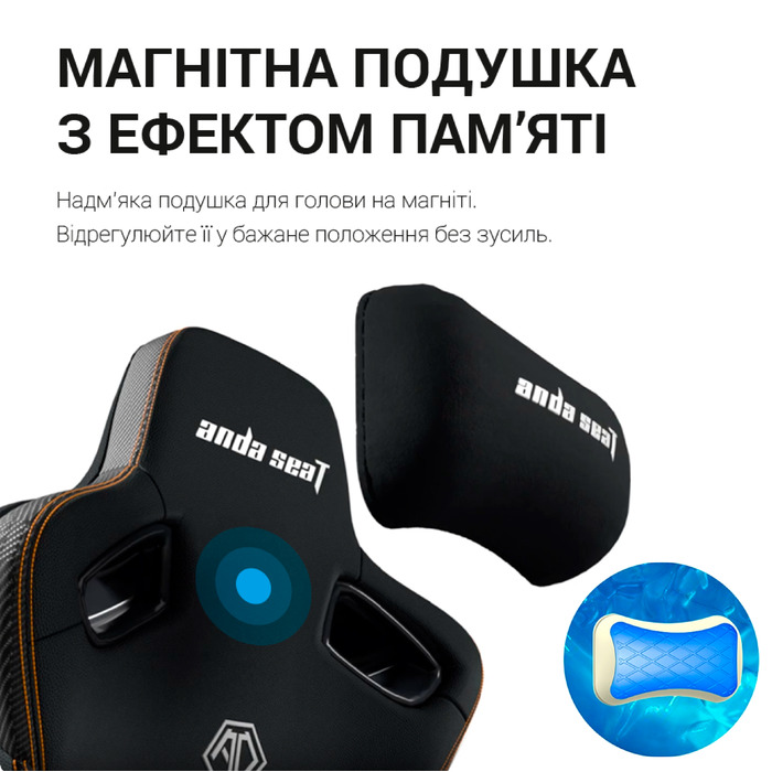 Крісло ігрове Anda Seat Kaiser 3 Pro Fabric Gray Size XL