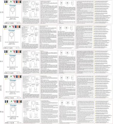 Павербанк Yiisonger Magsafe 10000mAh, магнітний, USB-C, LED, 22.5W PD, для iPhone 15/14/13/12