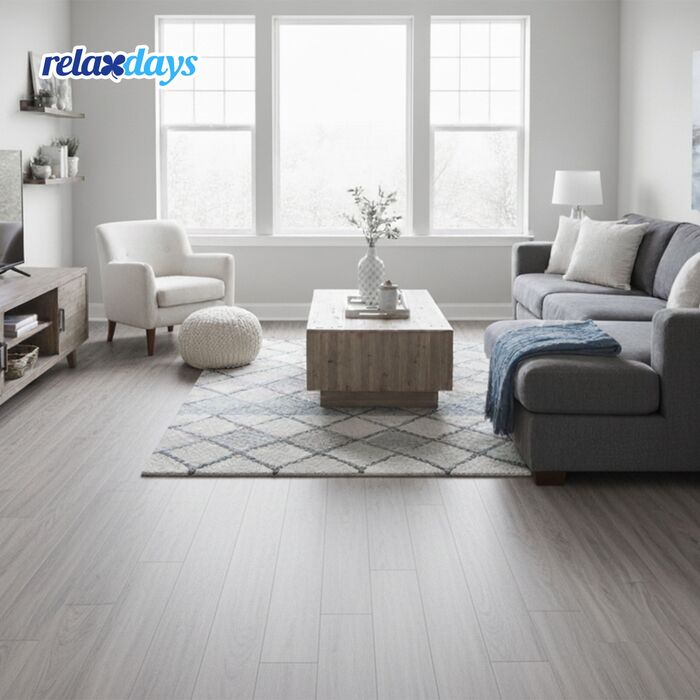 Вініловий підлоговий декор Relaxdays з самоклеючою основою та дизайном під дерево